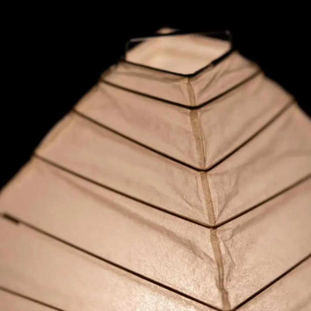 Japanese Akari Style Paper Table Lamp Handmade in Gifu