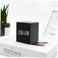 Kompakt mini LED digitális ébresztőóra stílusos szobákba - Fioriscas