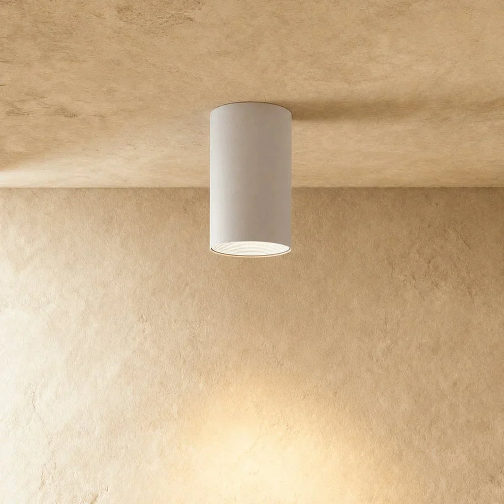 AuroraRidge LED Cylindrical Ceiling Downlight Black Finish