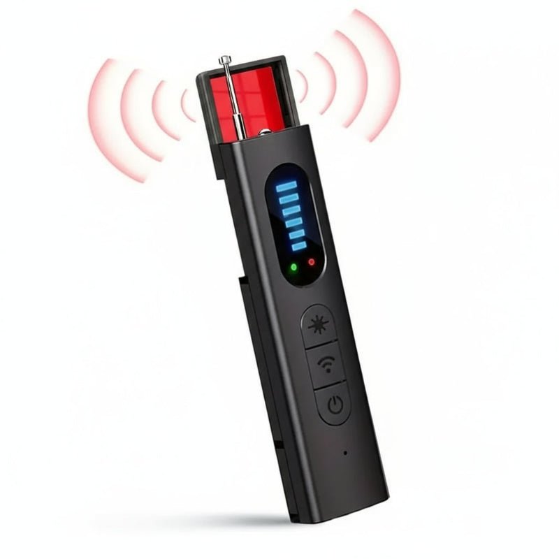 Detector anti-vigilancia 4 en 1 con larga duración de batería y sensibilidad ajustable - Fioriscas