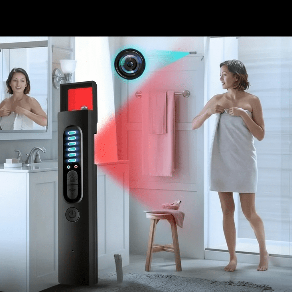 Detector anti-vigilancia 4 en 1 con larga duración de batería y sensibilidad ajustable - Fioriscas
