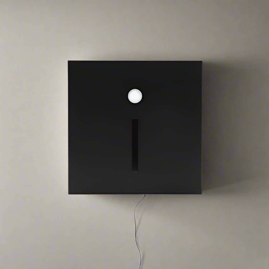 Hållbar LED-vägglampa med aluminium och rörelsesensor - Fioriscas