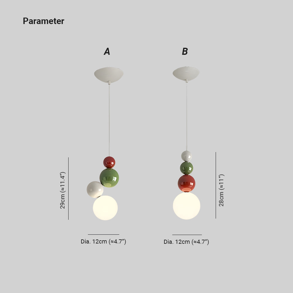 Valentina Modern LED Pendant Light White Metal Bedroom Living Room | Fioriscas