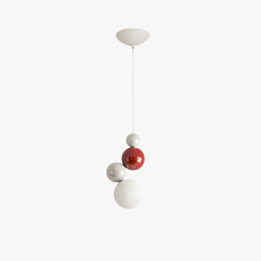 Valentina Modern LED Pendant Light White Metal Bedroom Living Room - Neutralighting
