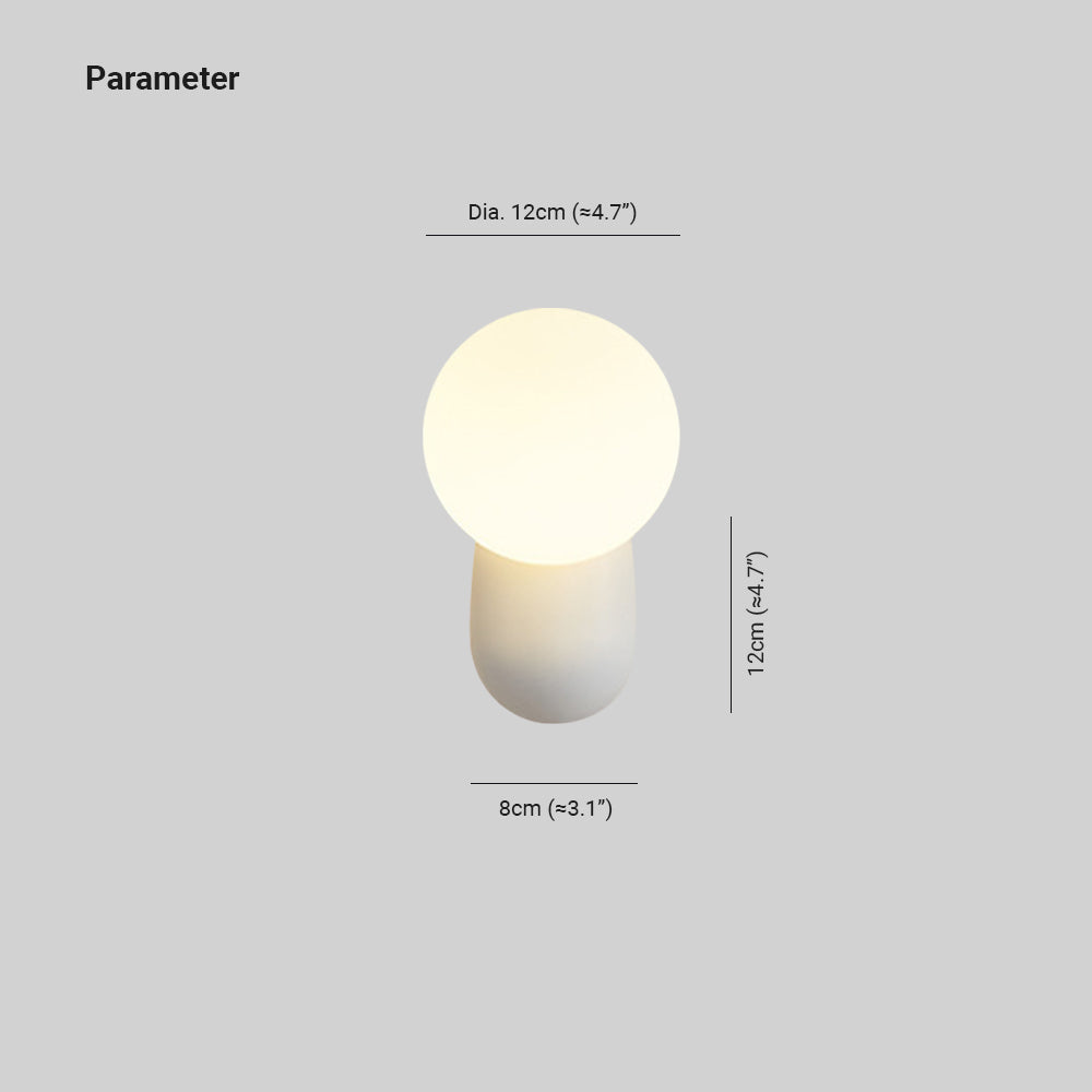 Valentina Modern LED Indoor Wall Lamp Lovely Resin Glass Bedroom/Living Room | Fioriscas