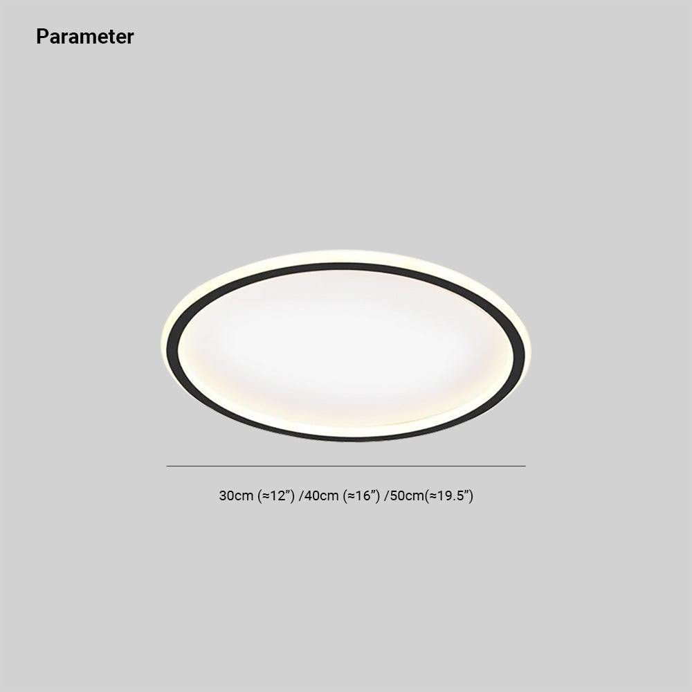 Quasso Flush Mount Ceiling Light Modern LED Round | Fioriscas