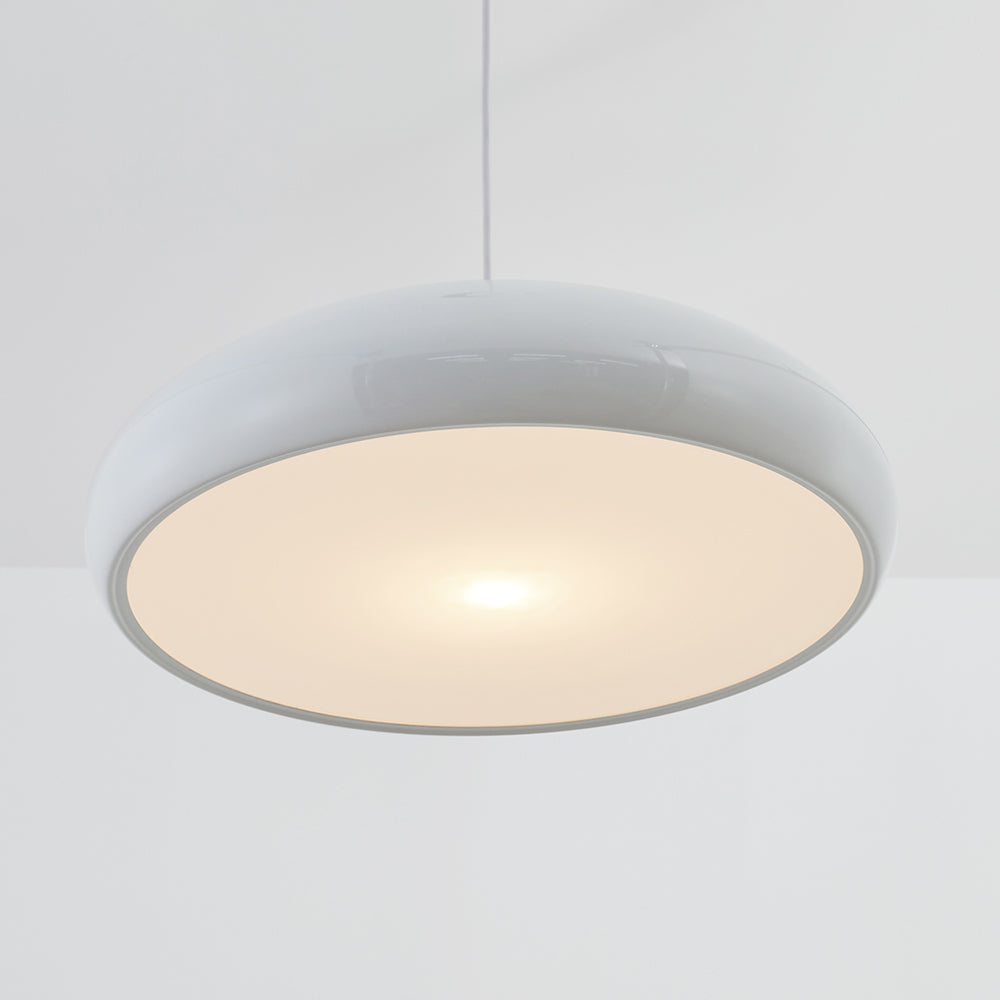 OrionLux runde Pendelleuchte mit verstellbarer Höhe und warm- bis kaltweißem LED-Licht