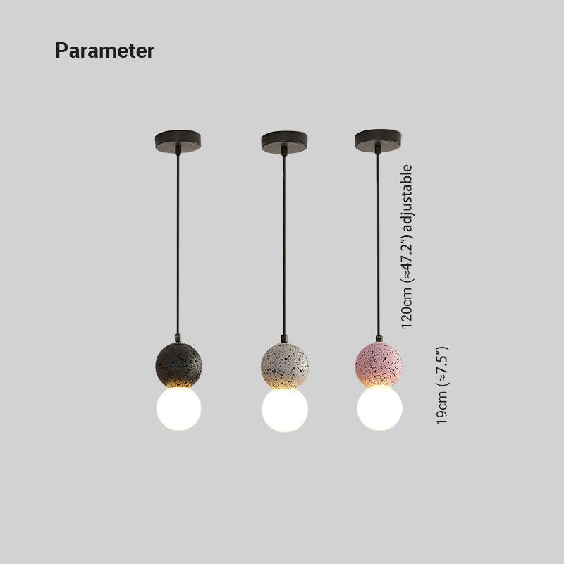 Kessie Pendant Light Travertine | Fioriscas