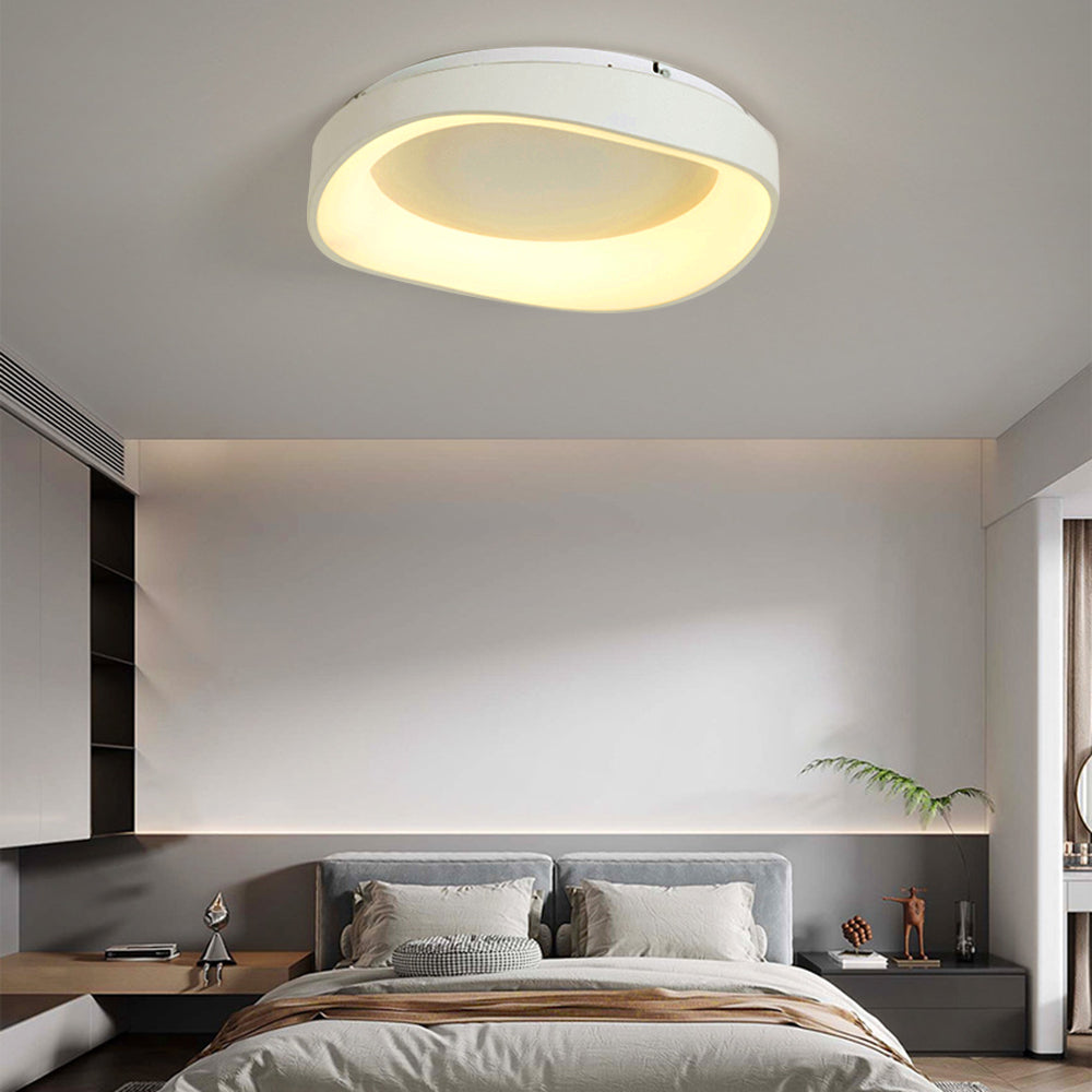 Arisha Modern Wave Flush Mount Ceiling Light | Fioriscas