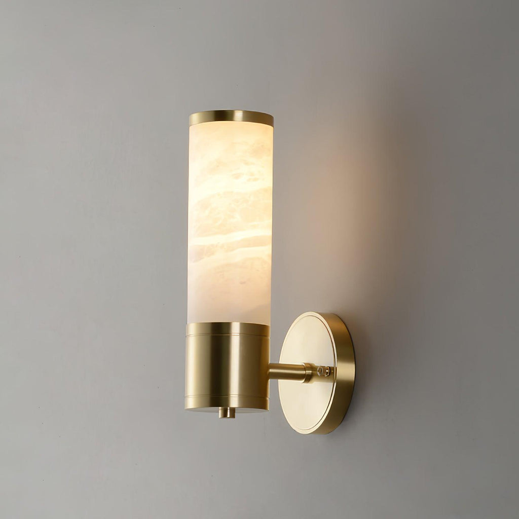 Kaia Minimalist Alabaster Wall Lamp | Fioriscas