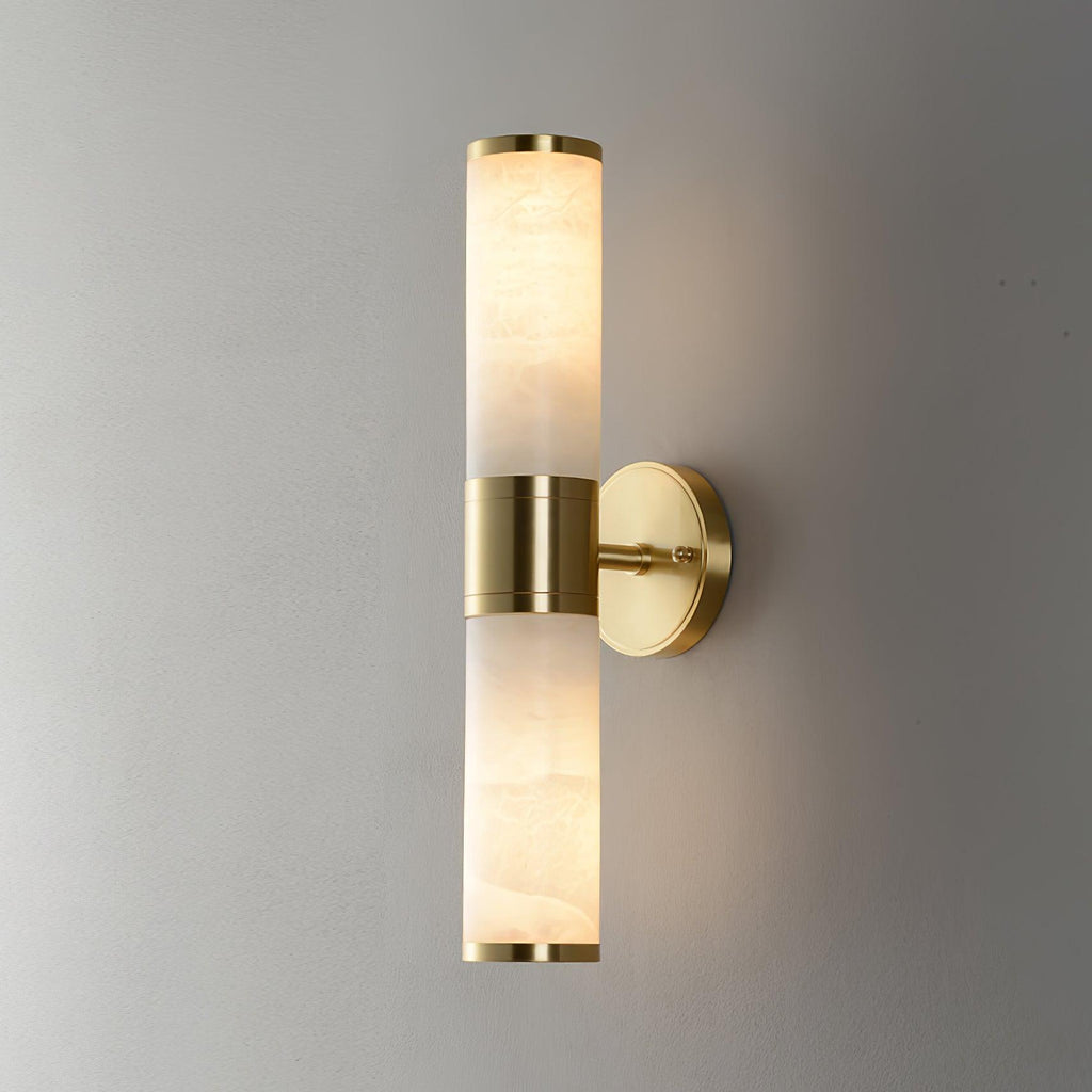 Kaia Minimalist Alabaster Wall Lamp | Fioriscas