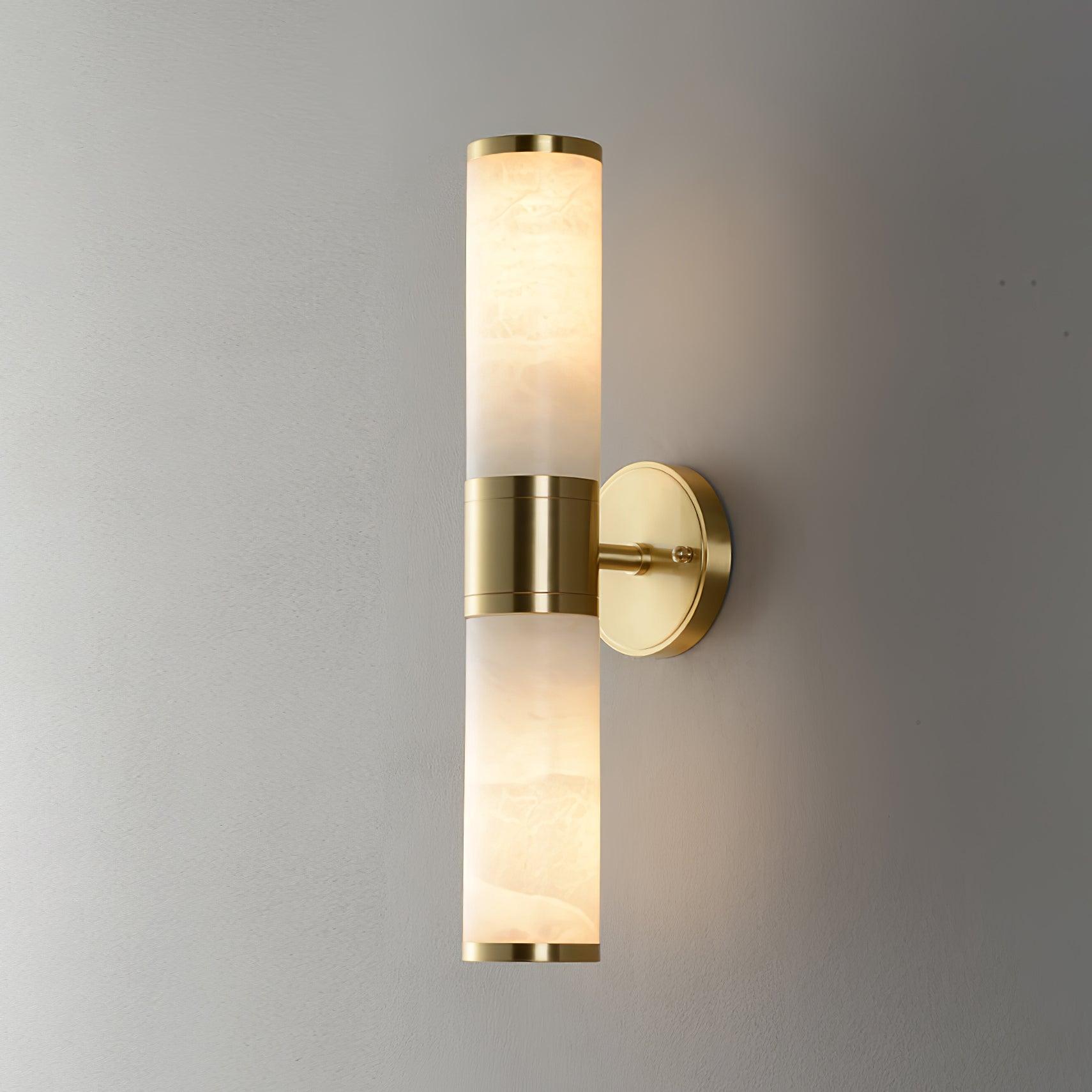Kaia Minimalist Alabaster Wall Lamp | Fioriscas