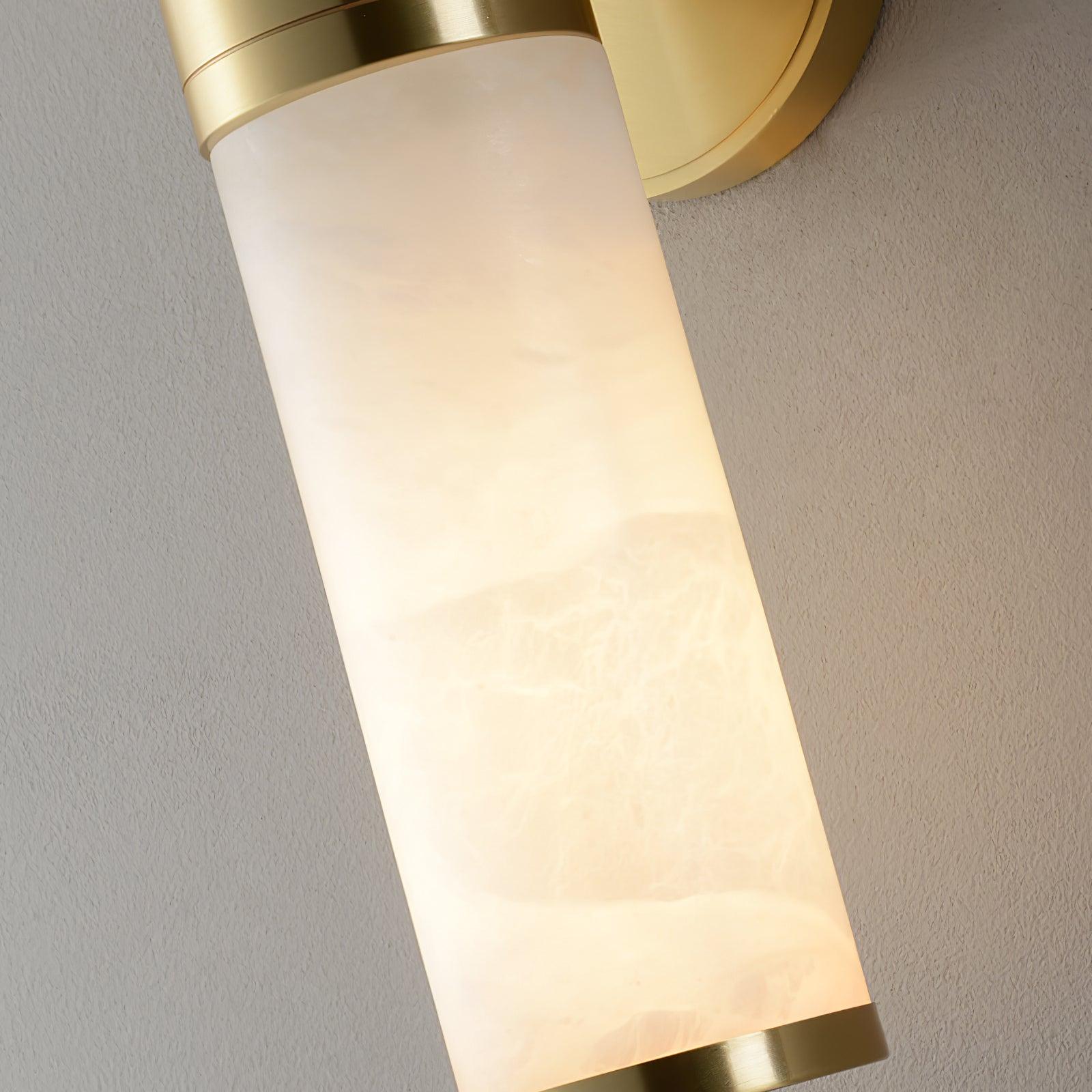 Kaia Minimalist Alabaster Wall Lamp | Fioriscas
