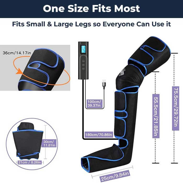 SolaraFlex Leg Wrap With 360 Coverage And Adjustable Straps