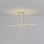 Pendant Light With A Linear Silhouette, Nexa LED Dining Fixture