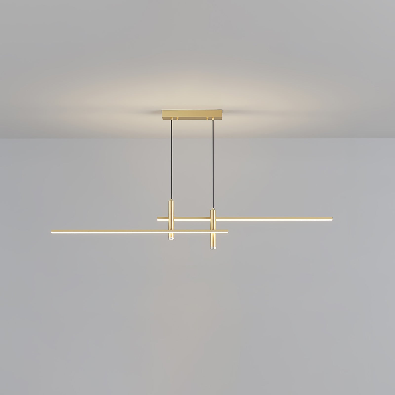 Pendant Light With A Linear Silhouette, Nexa LED Dining Fixture