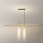 Pendant Light With A Linear Silhouette, Nexa LED Dining Fixture
