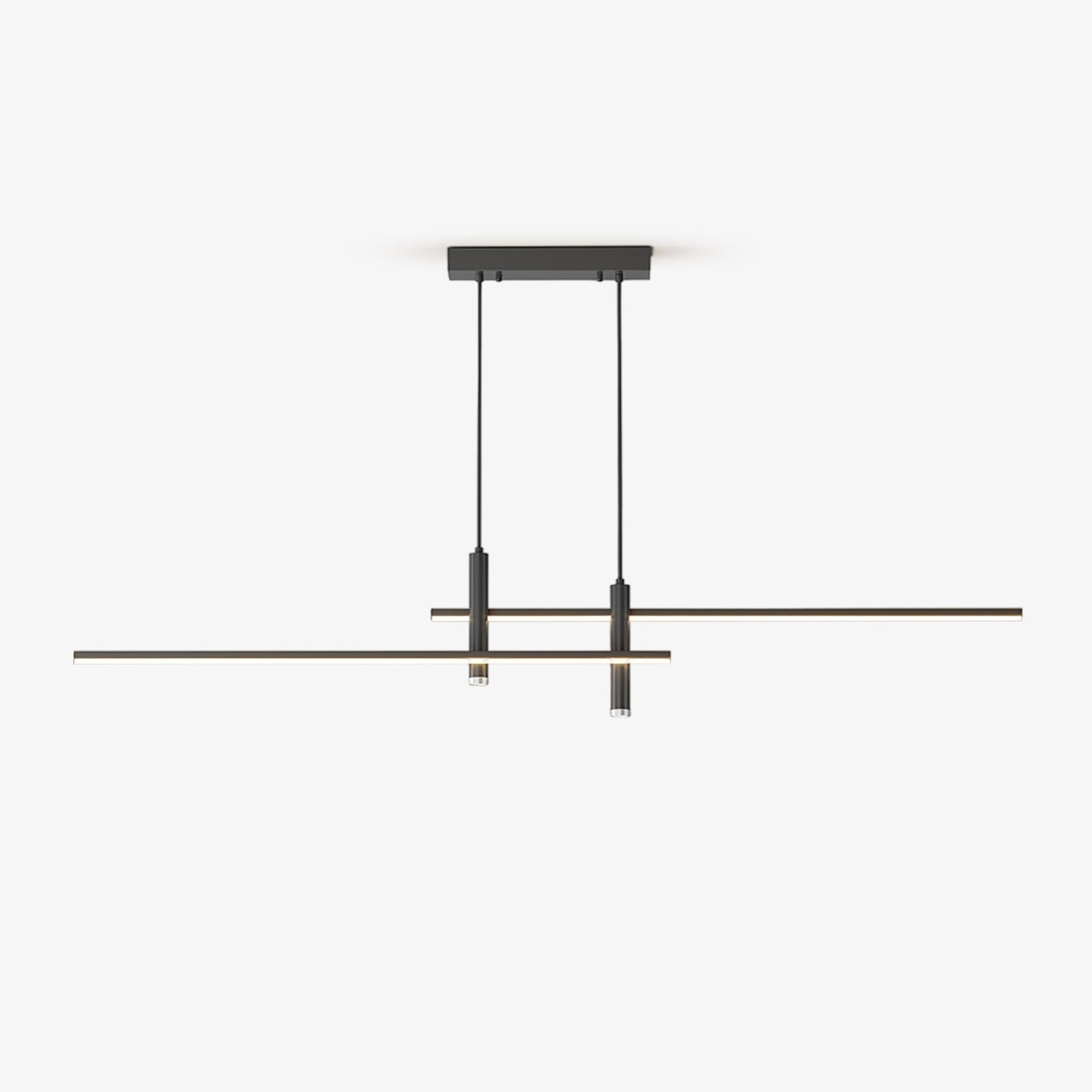 Pendant Light With A Linear Silhouette, Nexa LED Dining Fixture