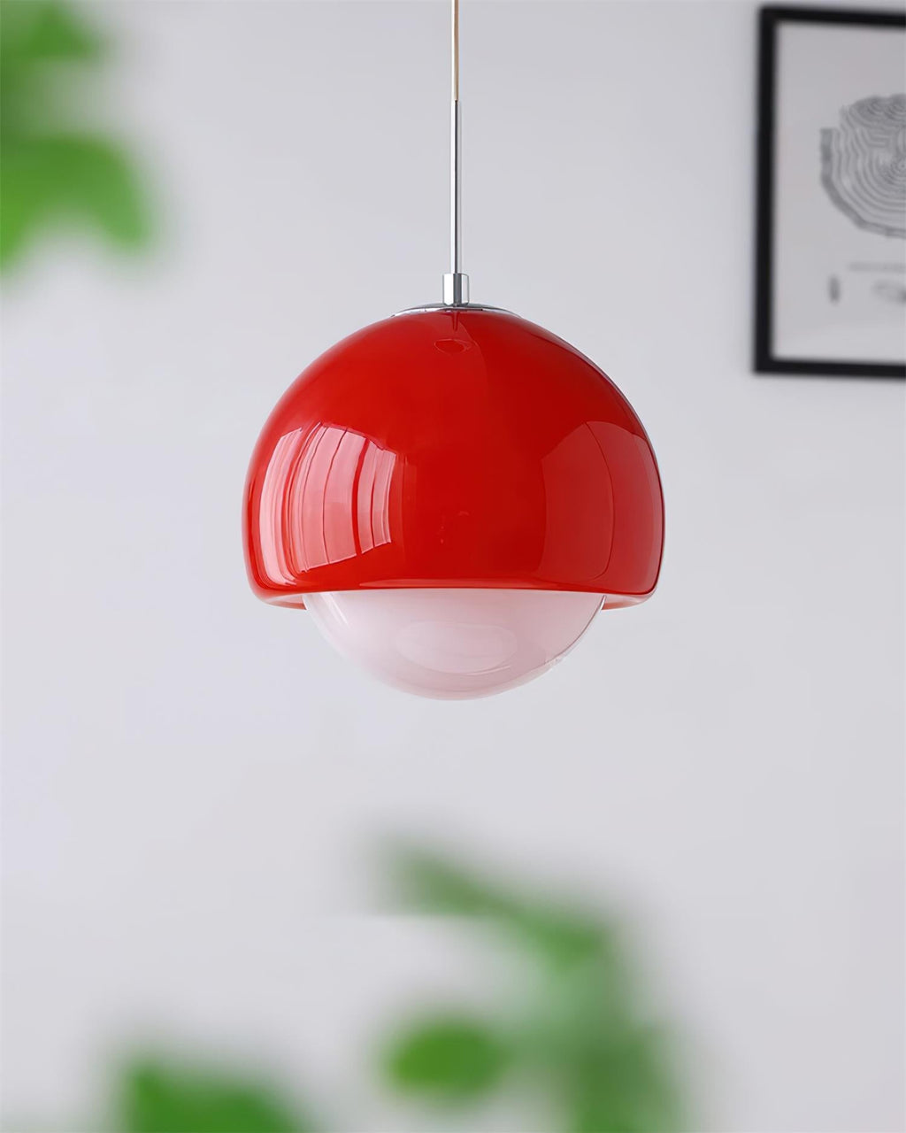 Pendant Light Glass Globe Retro Modern Style Colorful Soft Illumination | Fioriscas
