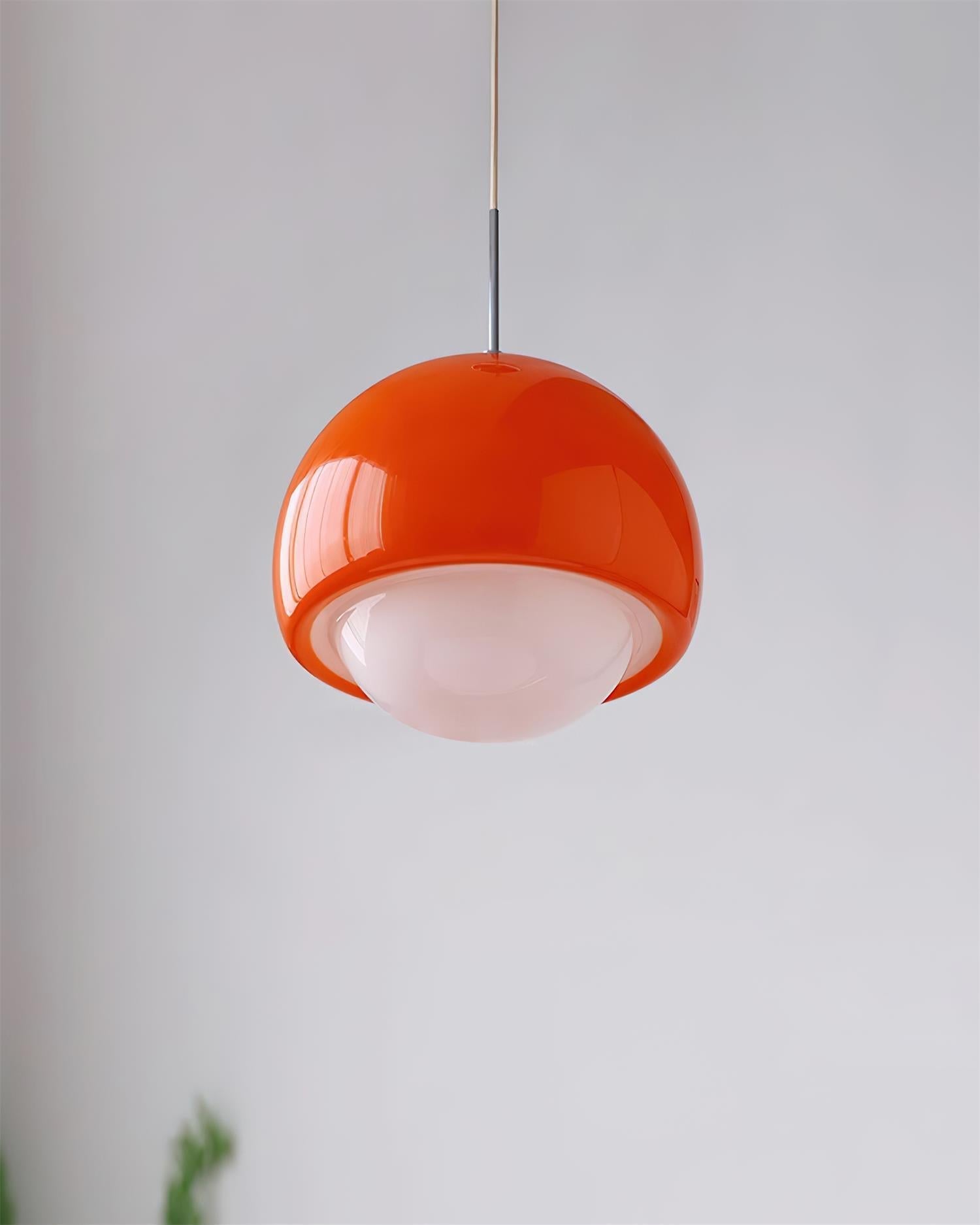 Pendant Light Glass Globe Retro Modern Style Colorful Soft Illumination | Fioriscas