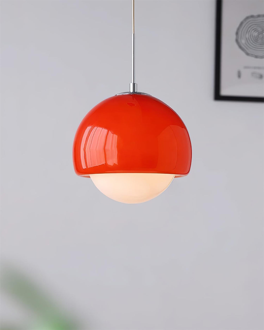 Pendant Light Glass Globe Retro Modern Style Colorful Soft Illumination | Fioriscas