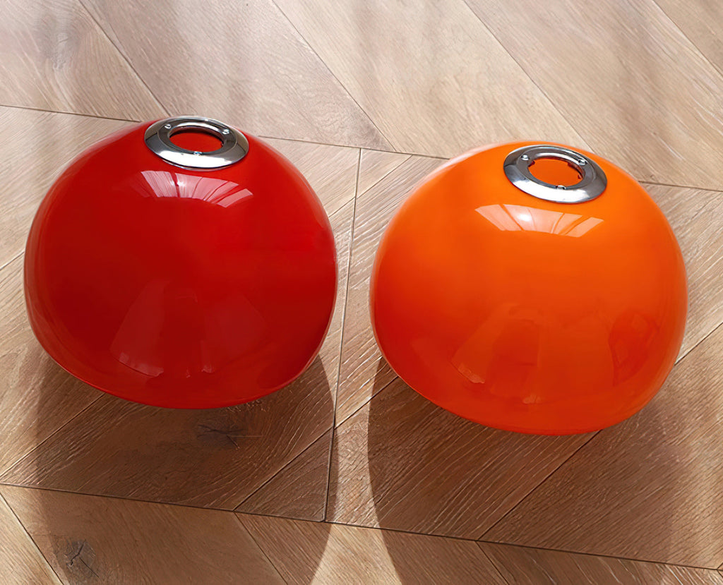 Pendant Light Glass Globe Retro Modern Style Colorful Soft Illumination | Fioriscas