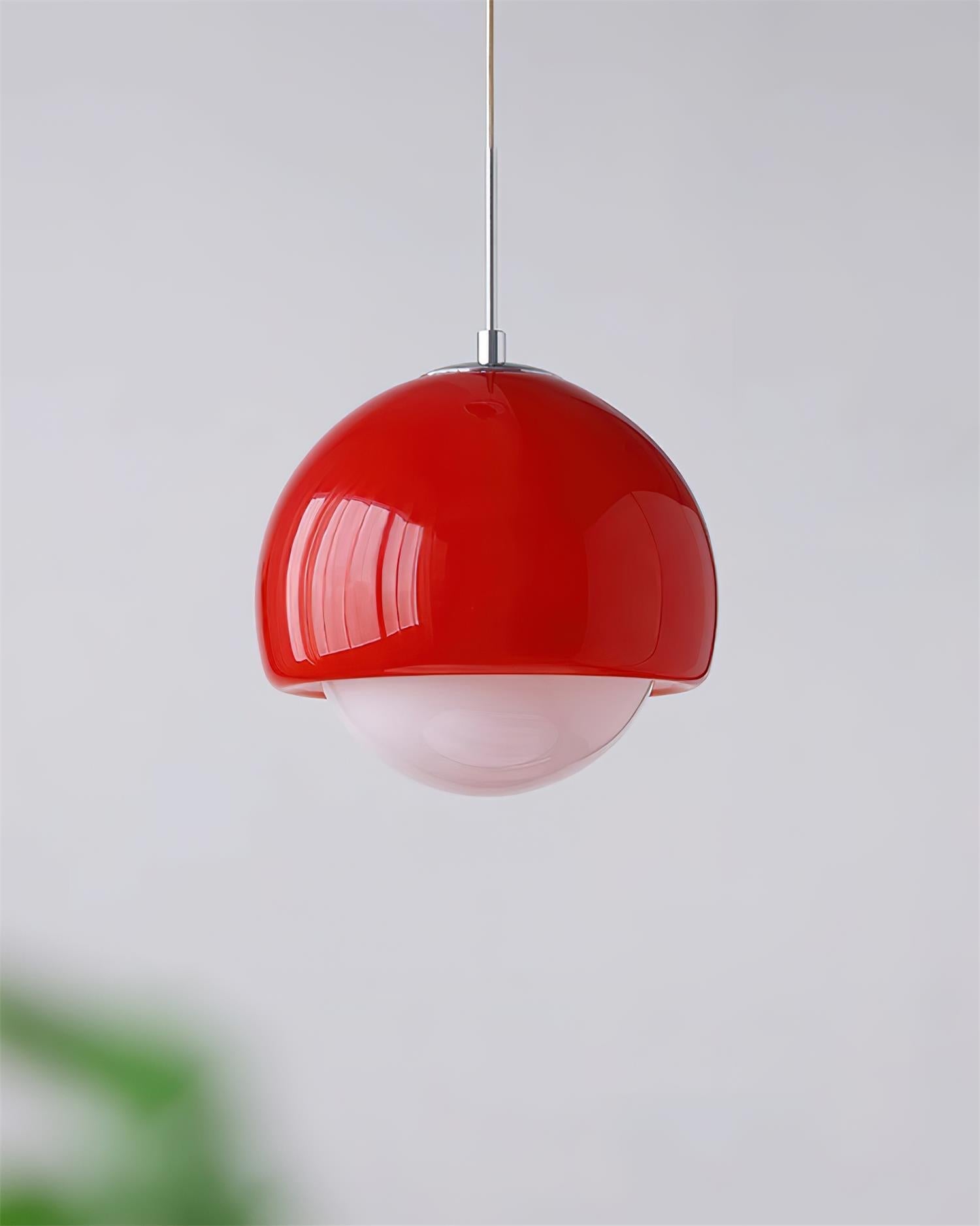 Pendant Light Glass Globe Retro Modern Style Colorful Soft Illumination | Fioriscas