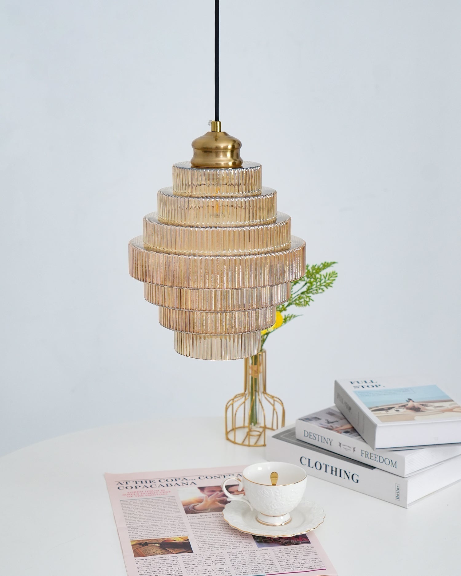 Amara Glass Pendant Lamp | Fioriscas
