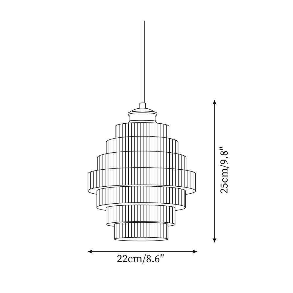 Amara Glass Pendant Lamp | Fioriscas