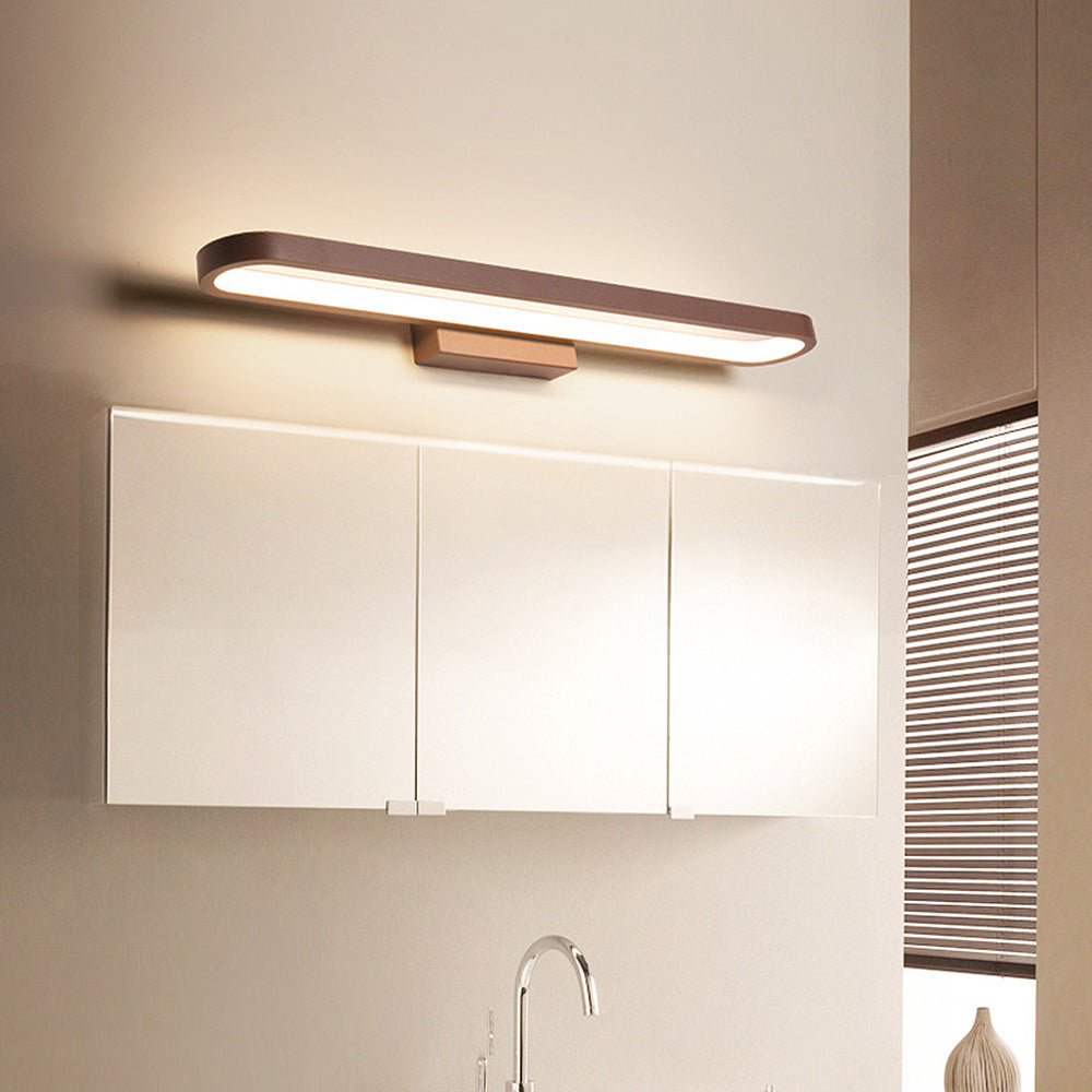 Bathroom LED Wall Light, Aluminum & Acrylic, Hardwired, 5 Sizes