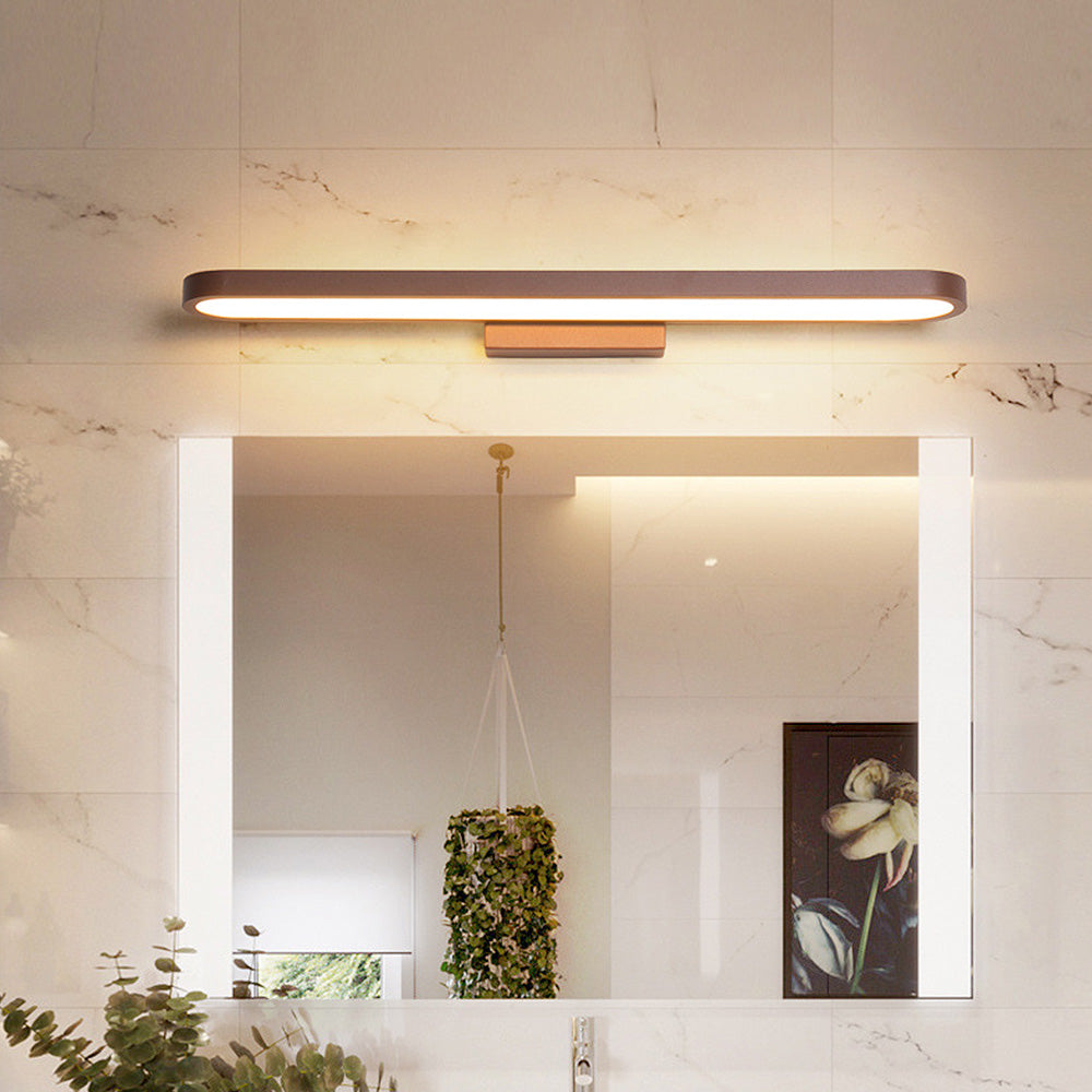 Bathroom LED Wall Light, Aluminum & Acrylic, Hardwired, 5 Sizes
