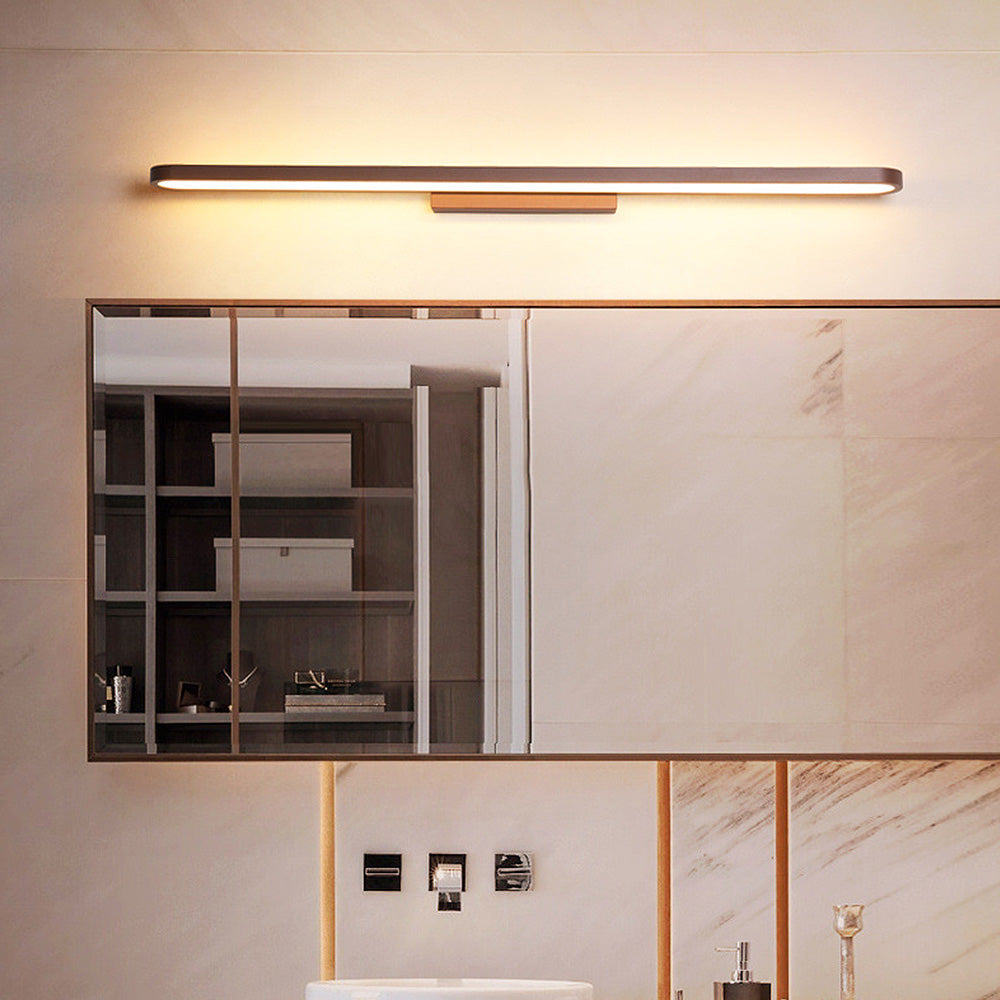 Bathroom LED Wall Light, Aluminum & Acrylic, Hardwired, 5 Sizes