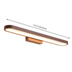 Bathroom LED Wall Light, Aluminum & Acrylic, Hardwired, 5 Sizes