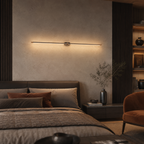 Lámpara de pared delgada LuminaEdge para espejos y tocadores en aluminio  