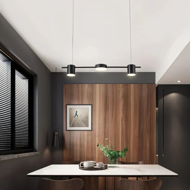 NovaLume Apex Chandelier Black And Gold Ambient LED Light