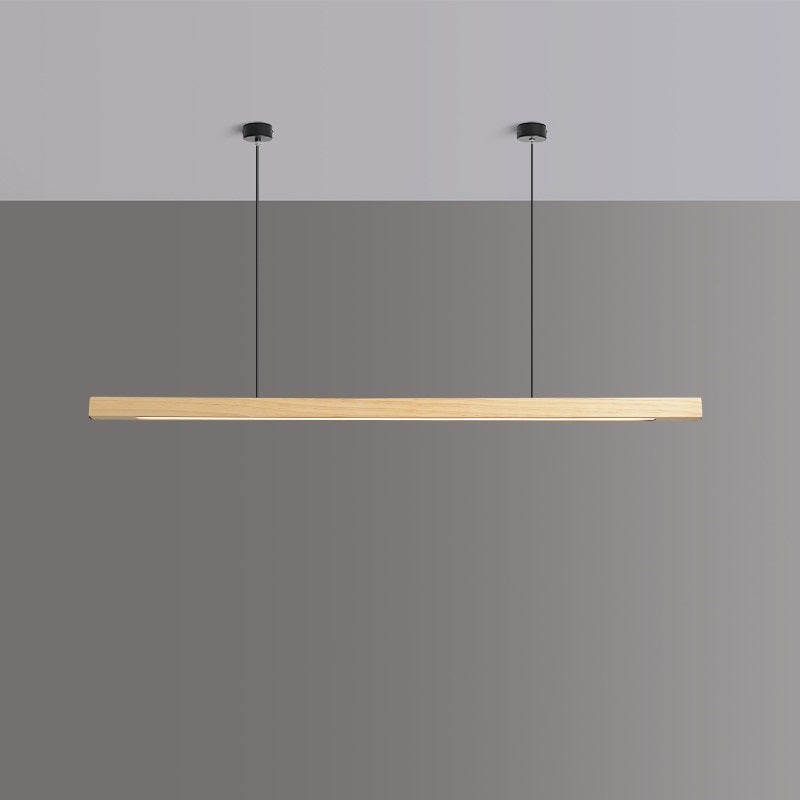 Lampada a sospensione in legno NovaLume, LED dimmerabile, pino o noce