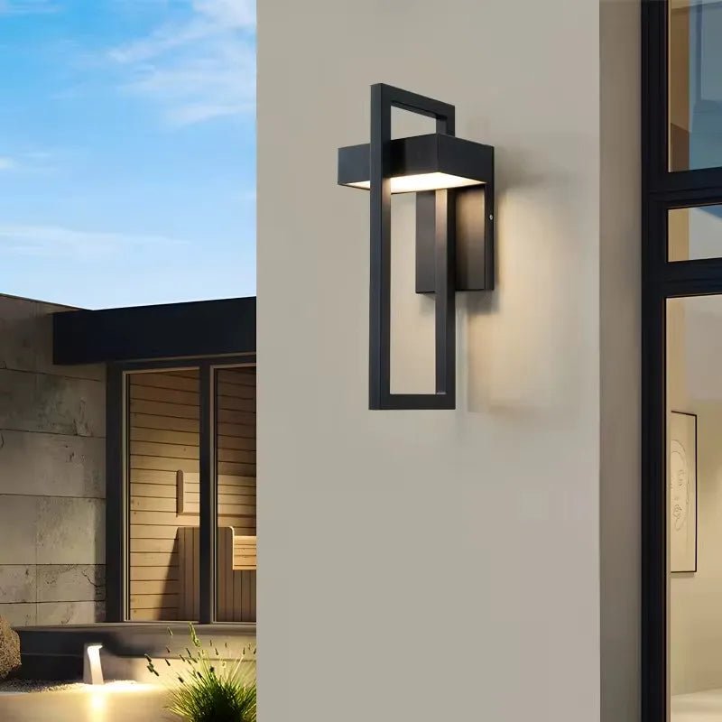 NovaLux Stainless Steel Outdoor Wall Light, IP65 Waterproof