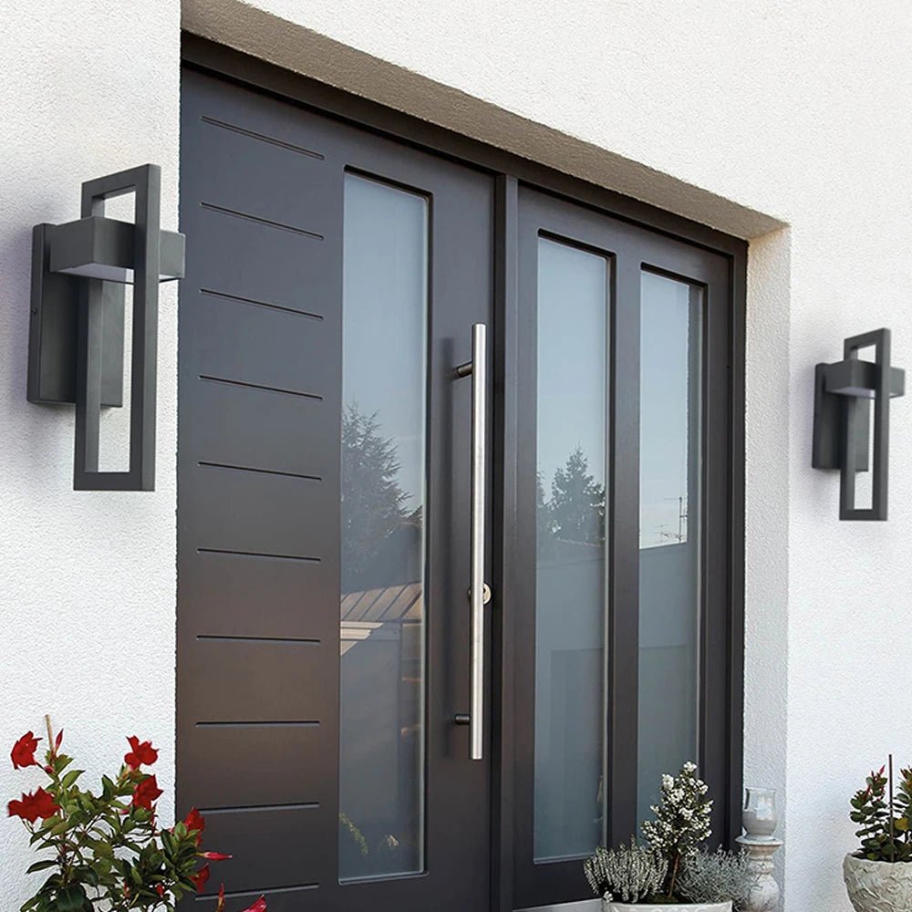 NovaLux Stainless Steel Outdoor Wall Light, IP65 Waterproof