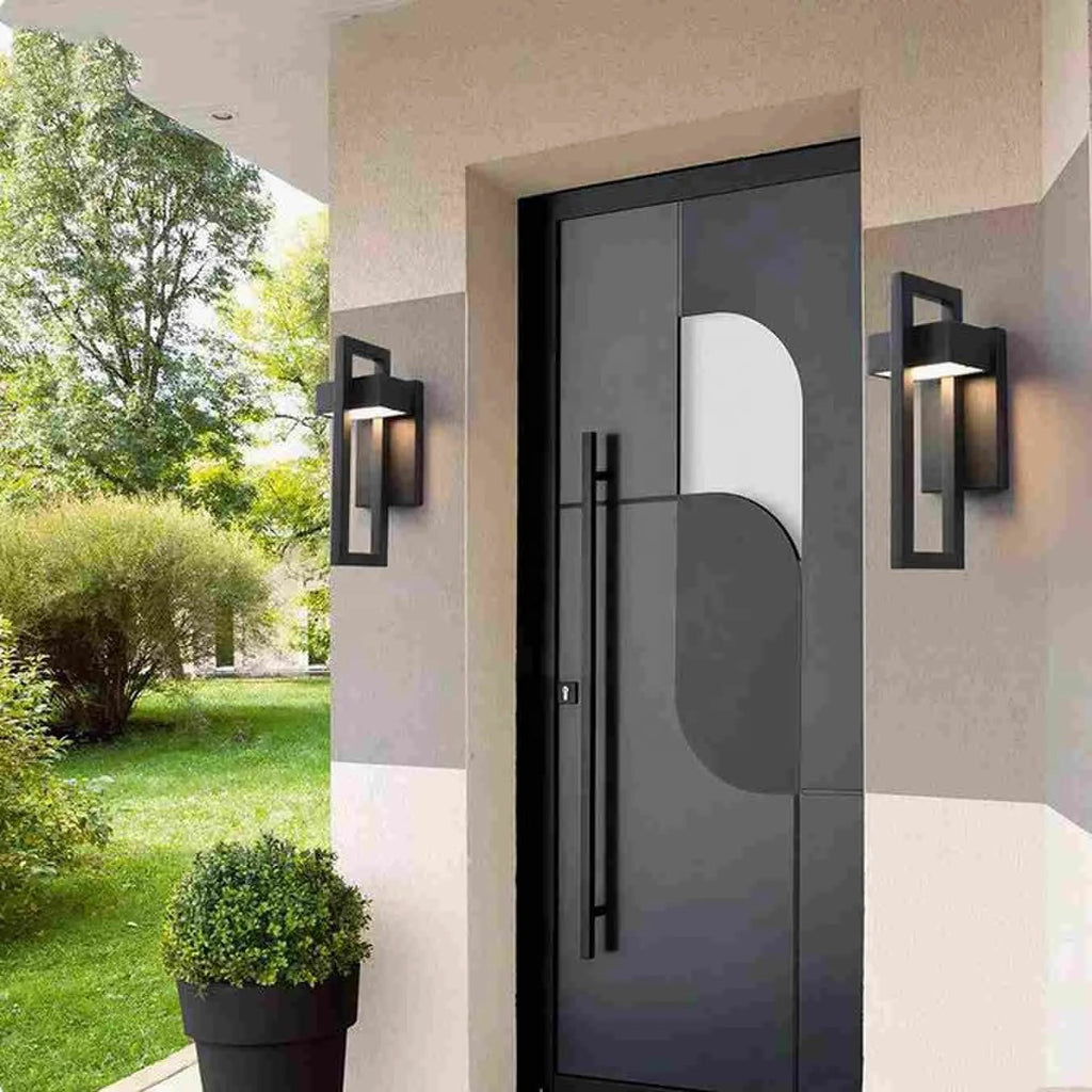 NovaLux Stainless Steel Outdoor Wall Light, IP65 Waterproof