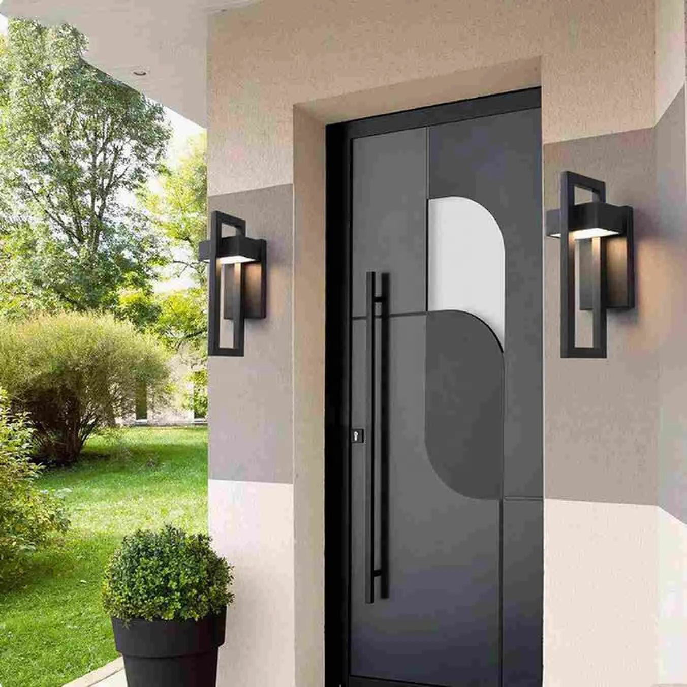 NovaLux Stainless Steel Outdoor Wall Light, IP65 Waterproof
