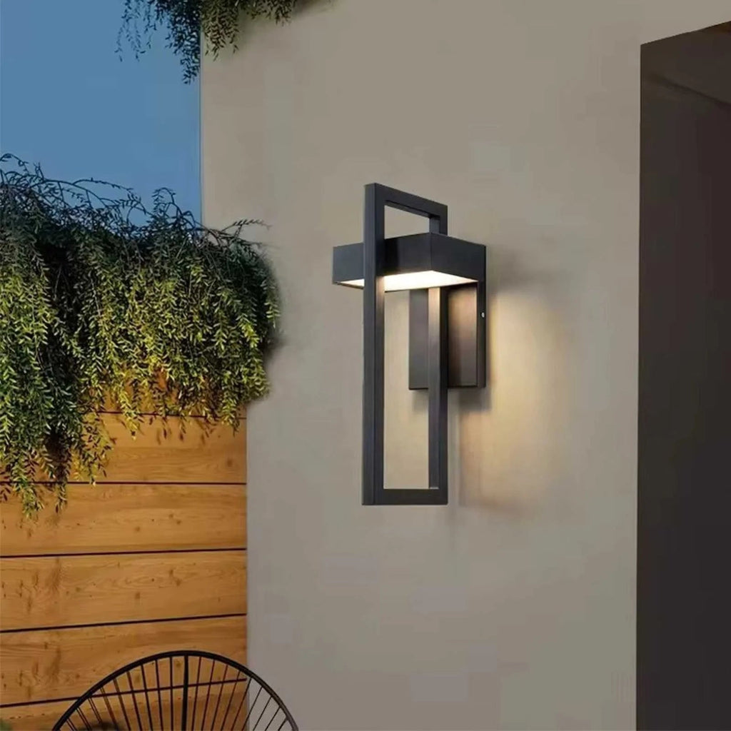 NovaLux Stainless Steel Outdoor Wall Light, IP65 Waterproof