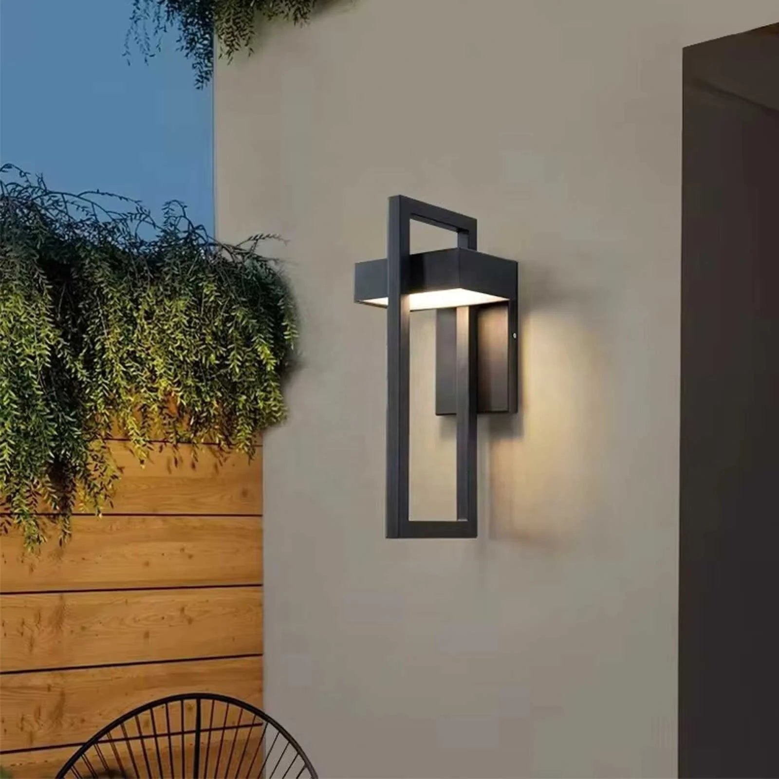 NovaLux Stainless Steel Outdoor Wall Light, IP65 Waterproof