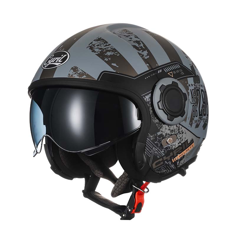 Modulární motocyklová přilba AstraGuard, dvojitý visor, certifikace ECE a DOT