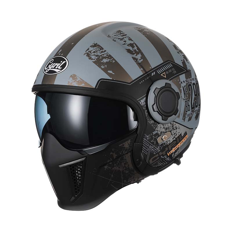 Modulární motocyklová přilba AstraGuard, dvojitý visor, certifikace ECE a DOT