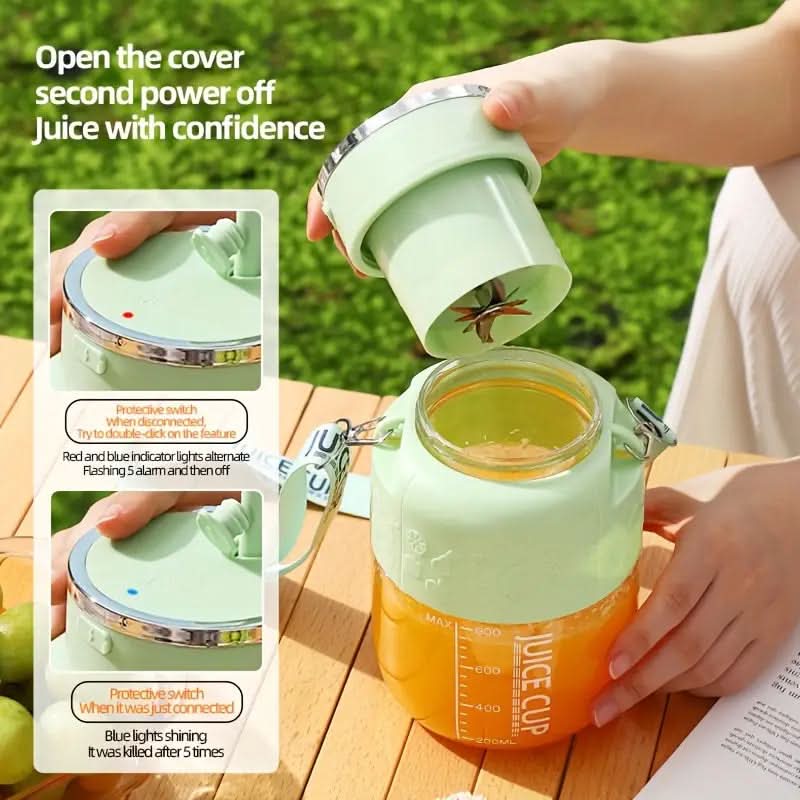 Blender puternic și portabil pentru smoothie-uri extra fine - Fioriscas