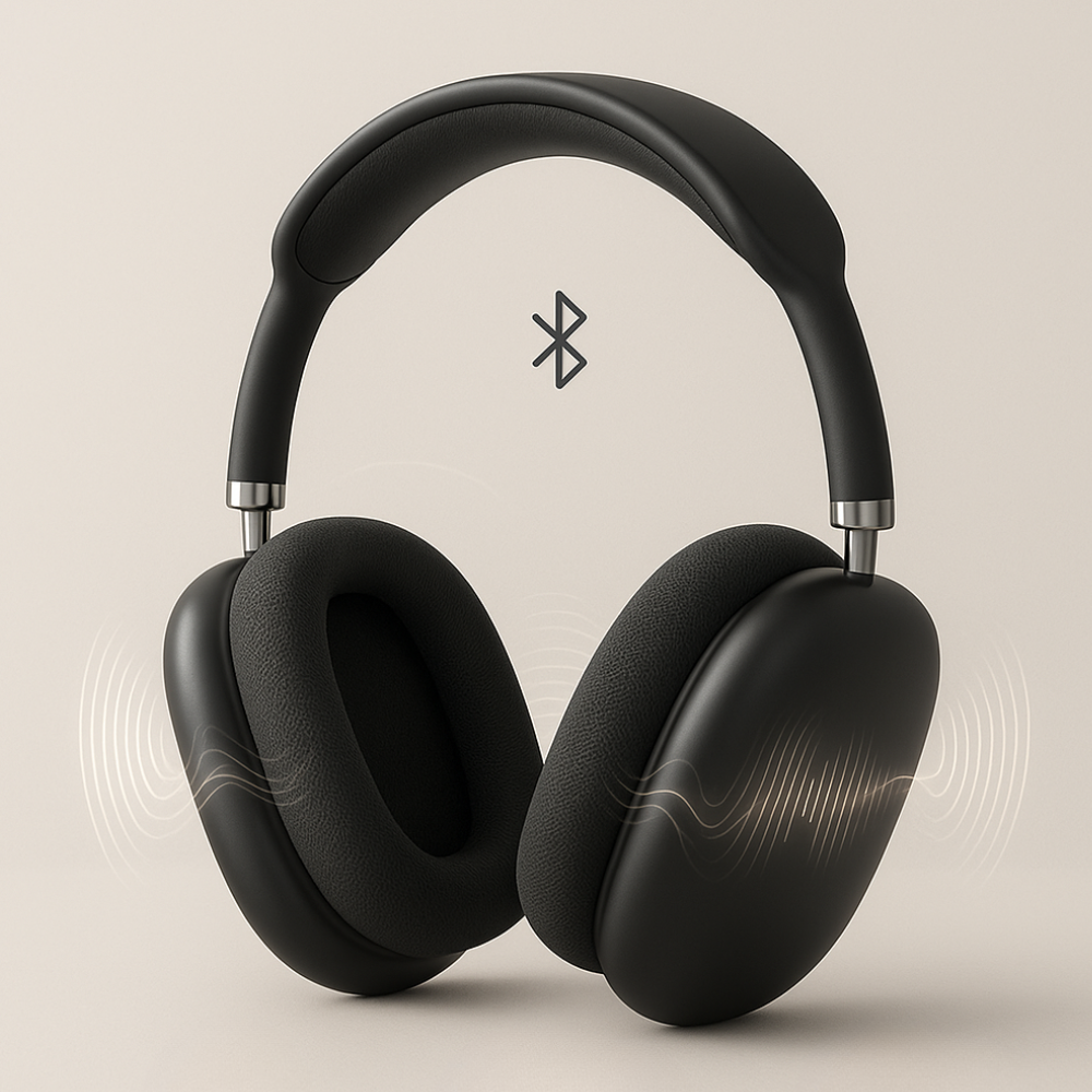 Bezdrátová sluchátka Quellix přes uši, Hi-Fi zvuk s aktivním potlačením hluku