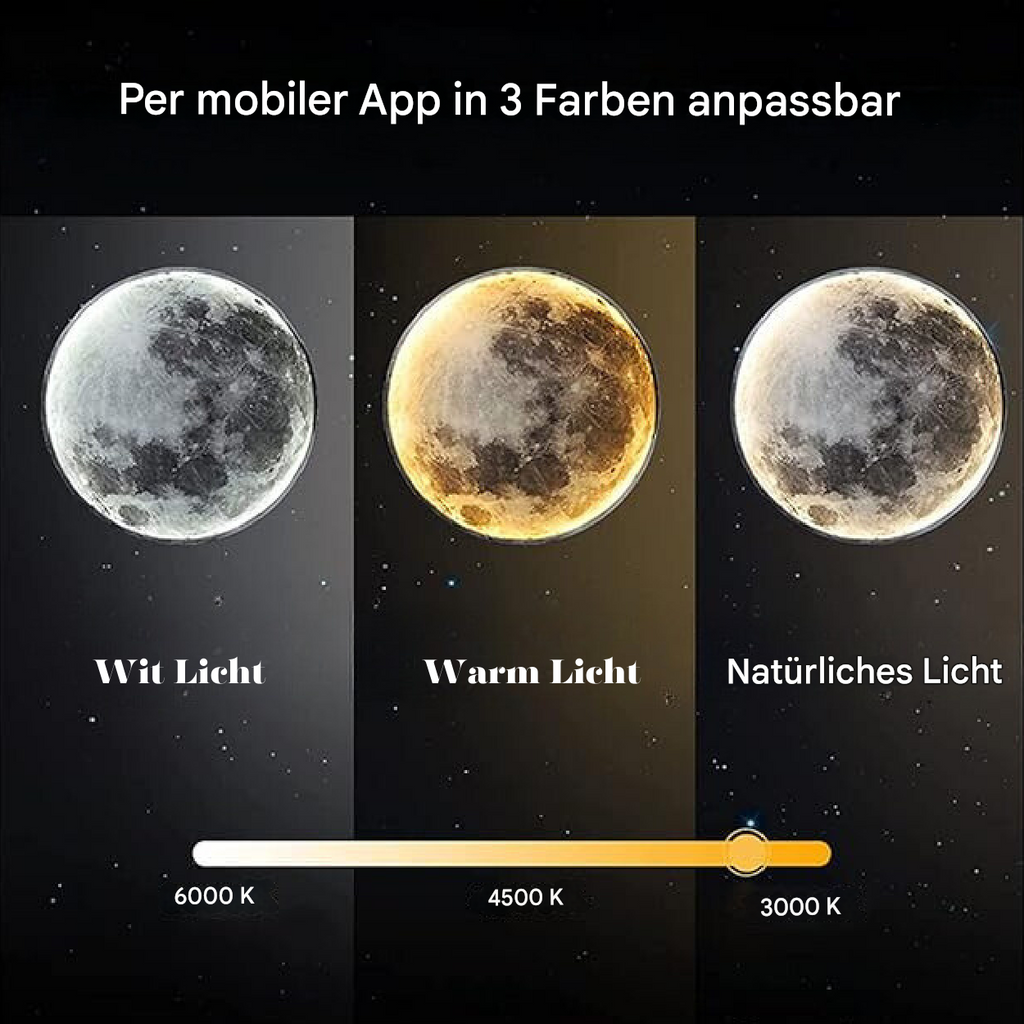 Noctara-månelampe med dæmpbar, justerbar stemningsbelysning