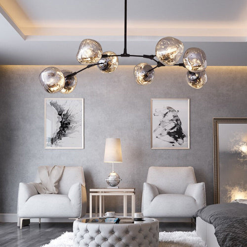Arisha Modern Globe Lava 3 Pendant Light Fixture | Fioriscas