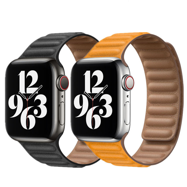 Apple Watch læderrem med link, Kerrin magnetisk lukningrem