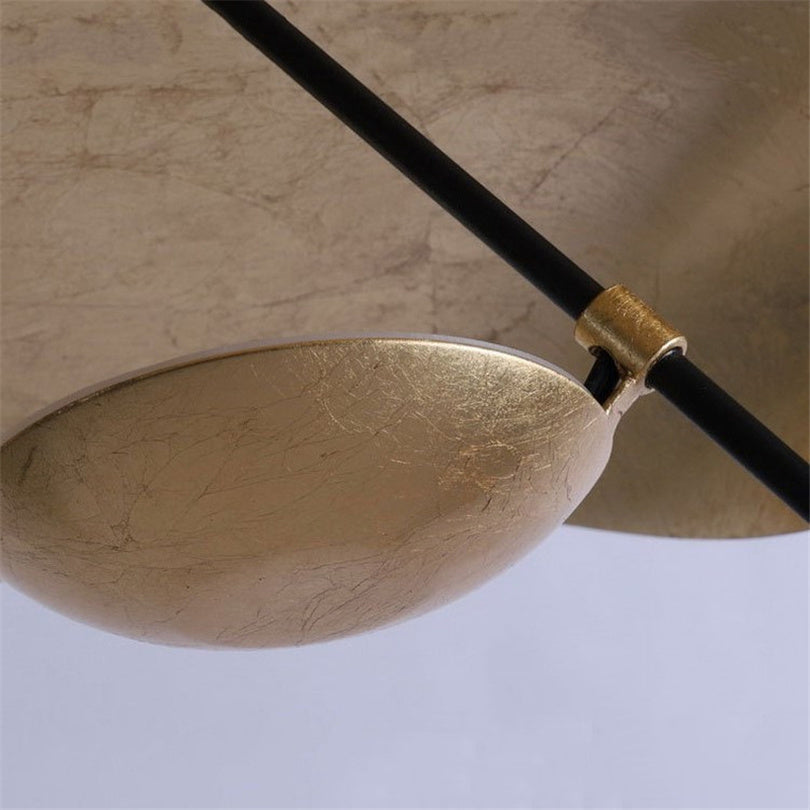 Airsha Pendant Light 3 Colour, Gold Foil Pendant Lights | Fioriscas